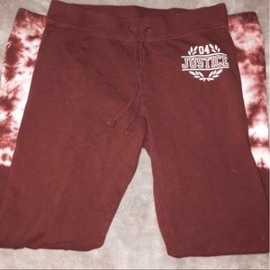 justice tie dye sweats
